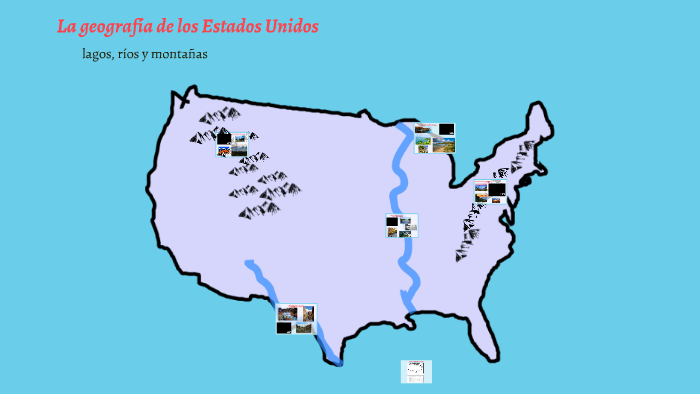 La geografía de los estados unidos. by Rachel O'Neill