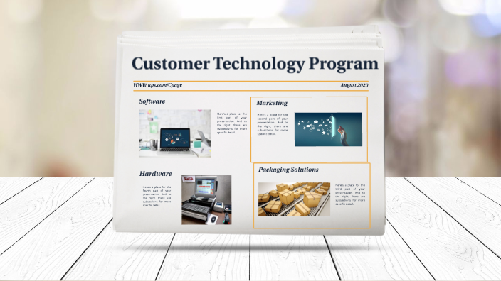 Customer Technology Program (CTP) by Ivonne Yuarta on Prezi