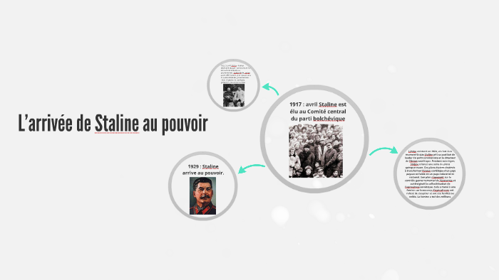 L’arrivée de Staline au pouvoir by El Maati El Idrissi on Prezi