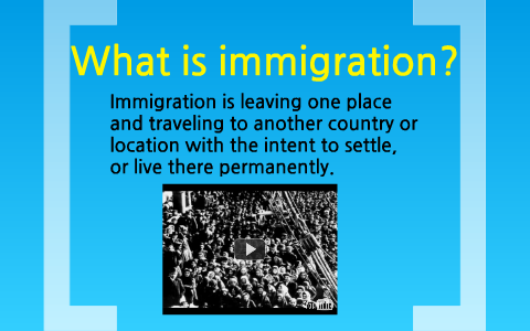 Immigration Push And Pull Factors By Sean Shepherd
