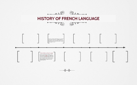 history of french language essay