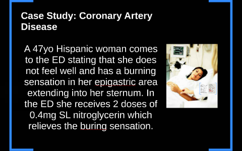 case study about coronary artery disease