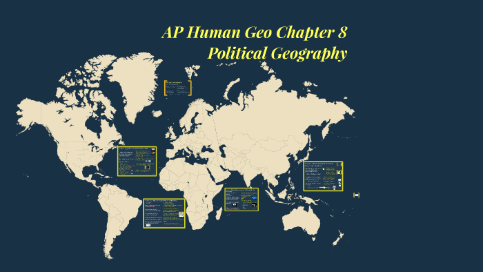 AP Human Geography Chapter 8: Political Geography By Bryan Poepperling ...