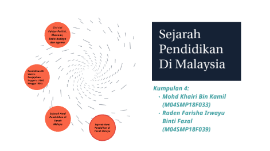 Sejarah Pendidikan Di Malaysia by Raden Farisha Irwayu