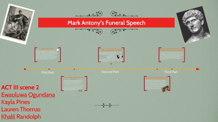 rhetorical analysis of mark antony's speech