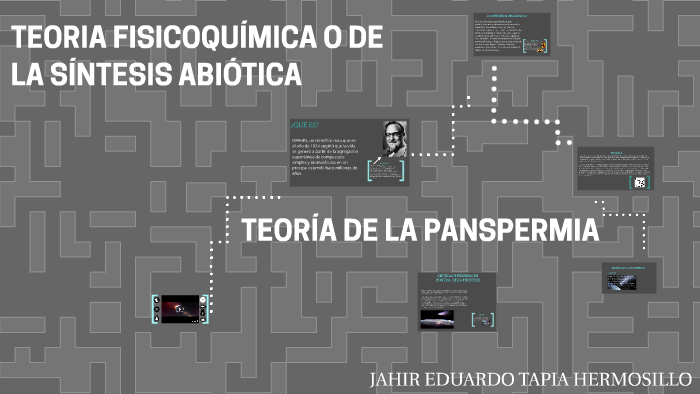 TEORIA FISICOQUÍMICA O DE LA SÍNTESIS ABIÓTICA by Jahir Eduardo Tapia