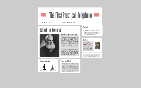 The First Practical Telephone by Aatifa Katideen on Prezi