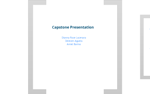 Capstone Project Presentation by Dianna Rose on Prezi