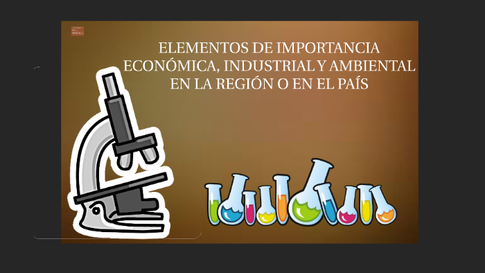 ELEMENTOS DE IMPORTANCIA ECONÓMICA INDUSTRIAL Y AMBIENTAL EN by Janiz