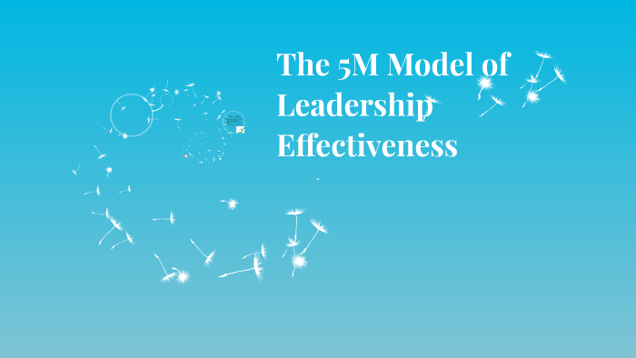 The 5M Model of Leadership Effectiveness by Elise Tuttle on Prezi