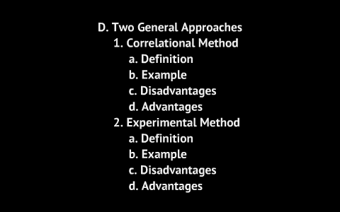 the experimental method vs correlational method