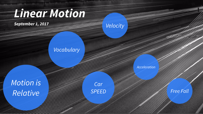 Linear Motion by Elizabeth Janz on Prezi