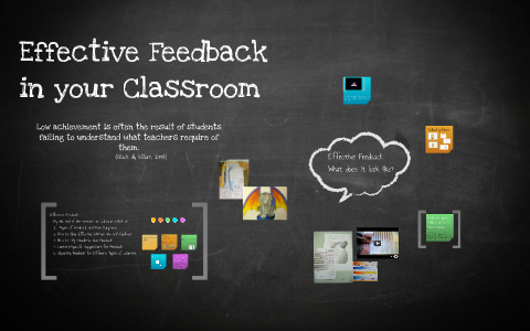 Effective Feedback in your Classroom by Lyanne Marsh on Prezi