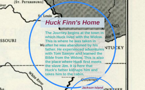 Huck Finn Journey Map by Adriana Schear on Prezi