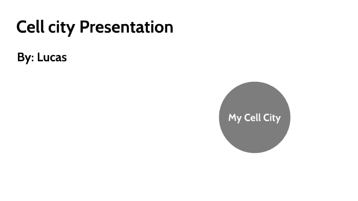 Cell City Presentation By Lucas Fang