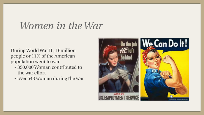 The Role Of Women in WW2 by Lauren Pinajian on Prezi