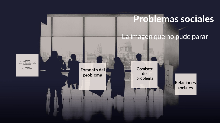 Problemas sociales _ Ya no pude parar by María Esther Mateo Jiménez on
