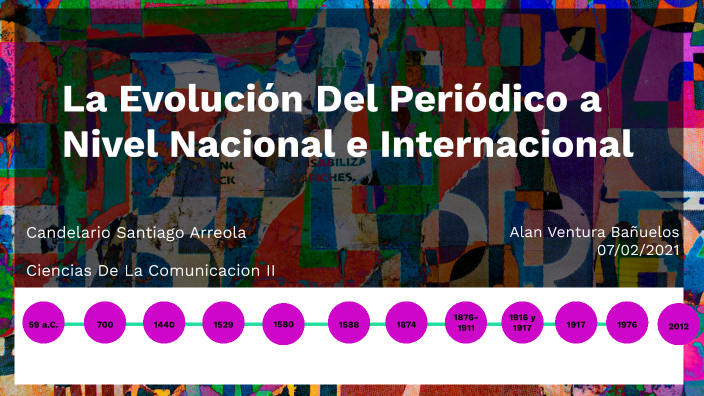 La evolución del periódico a nivel nacional e internacional by Alan
