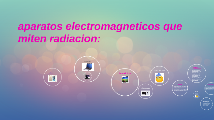 aparatos electromagneticos que miten radiacion: by luisa narvaez on Prezi