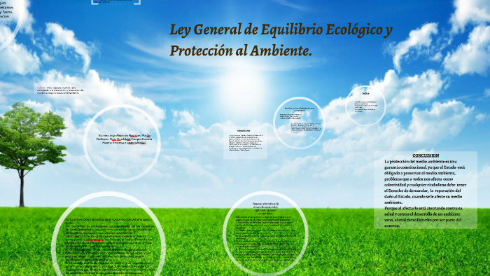 Ley General De Equilibrio Ecológico Y Protección Al Ambiente By ...