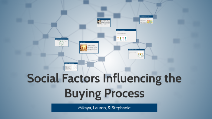 Social Factors Influencing the Buying Process by Stephanie Penticuff on ...