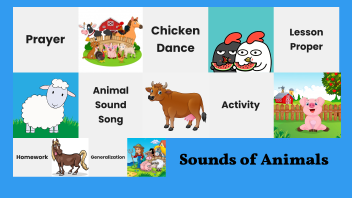 Sounds of animals by Channy Anne C. Hamaybay