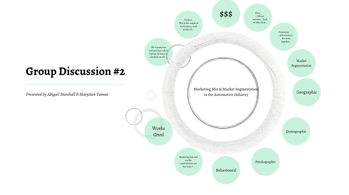 Marketing Mix & Market Segmentation in the Automotive Industry by ...