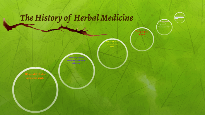 The History Of Herbal Medicine By Sydney B