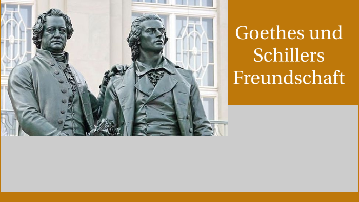 Goethe Schiller By Amelia Einhellinger