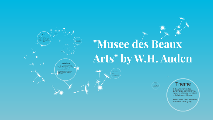 musee des beaux arts analysis