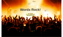 outdoor words rock