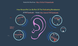 How Nonprofits Can Be Part of the Podcasting Renaissance: #17NTCpodcasts